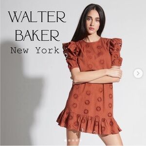 Walter Baker•100%‎ Cotton•Poppy Eyelet Dress•Sz Small
